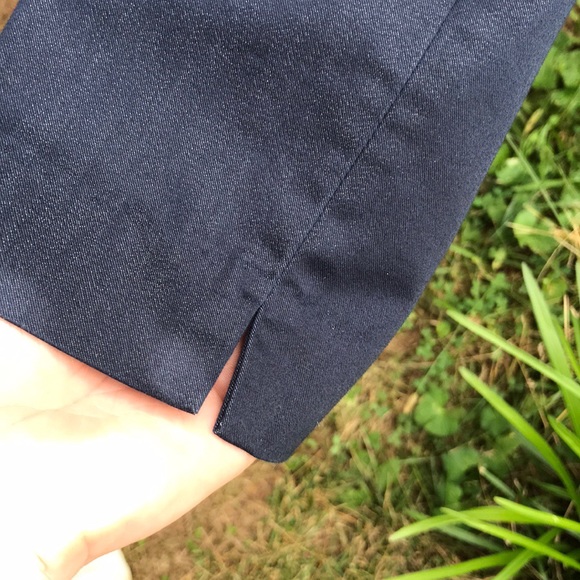 Madison Petite Blue Denim Jean Chambray Capris 8P - Picture 6 of 7